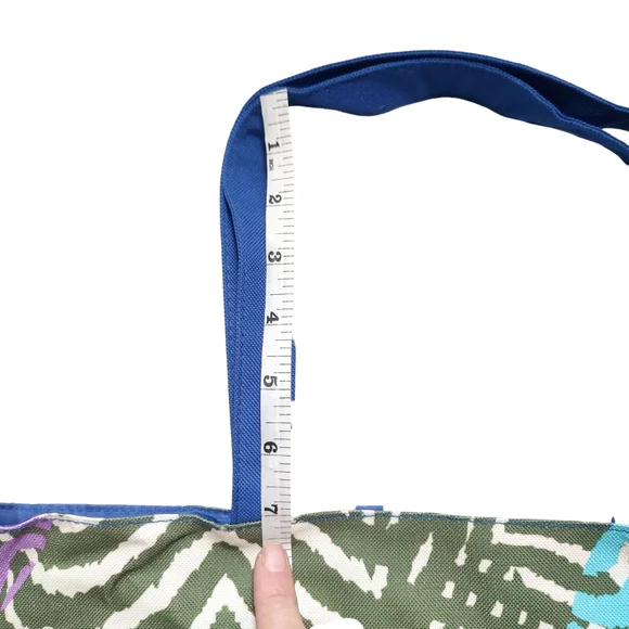 2 For 15$ Estee Lauder Tropical Teal Blue White Tote Bag New - Picture 3 of 5